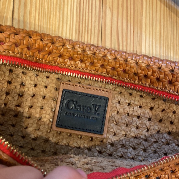 Clare V Grande Fanny Tan Rattan - Picture 7 of 8